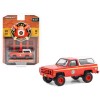 1984 Chevrolet M1009 Red with White Camper Shell 'Alaska State Fire Marshal' 'Fire & Rescue' Series 4 1/64 Diecast Model Car by Greenlight