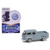 1978 Volkswagen Type 2 Double Cab Pickup Truck 'Volkswagen Service' Gray 'Club Vee-Dub' Series 20 1/64 Diecast Model Car by Greenlight