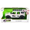2021 Ford Bronco White with Red Stripes and Roof Rack 'Yokohama Tires' 'Just Trucks' Series 1/24 Diecast Model Car by Jada