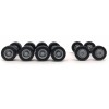 Planetary Hubs Wheel Set (2 Front and 4 Rear) 1/87 (HO) Plastic Model by Promotex