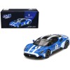 Maserati MC20 #1 Blue with White Stripes and Black Top 'Maserati Performance Experience' 1/64 Diecast Model Car by BBR