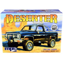 Skill 2 Model Kit 1984 GMC Pickup Truck (Molded in White) 'Deserter' 1/25 Scale Model by MPC