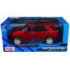 2021 Chevrolet Tahoe Red Metallic with Sunroof 1/24 Diecast Model Car by Maisto