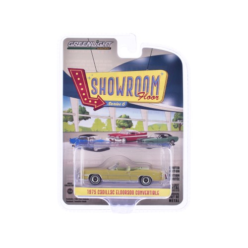 1975 Cadillac Eldorado Convertible Florentine Gold Firemist 'Showroom Floor' Series 6 1/64 Diecast Model Car by Greenlight