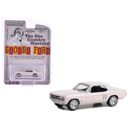 1967 Ford Mustang Coupe 'She Country Special - Bill Goodro Ford Denver Colorado' Bermuda Sand 'Hobby Exclusive' Series 1/64 Diecast Model Car by Greenlight