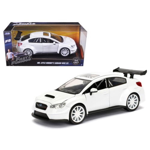 Mr. Little Nobody's Subaru WRX STI White 'Fast & Furious F8: The Fate of the Furious' Movie 1/24 Diecast Model Car  by Jada