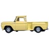 1965 Chevrolet C10 Stepside Pickup Truck Yellow 1/87 (HO) Scale Diecast Model Car by Oxford Diecast