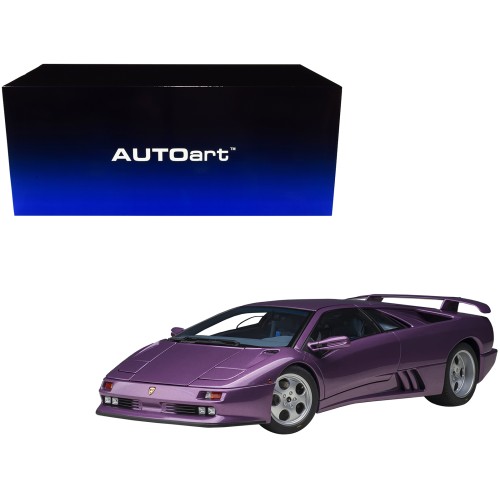 Lamborghini Diablo SE30 Viola Purple Metallic 1/18 Model Car by Autoart