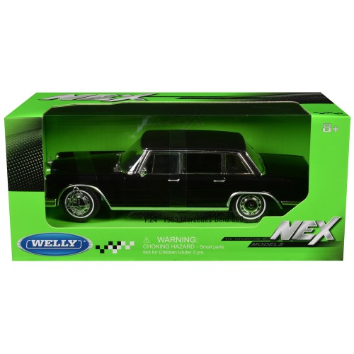 1963 Mercedes-Benz 600 Black 'NEX Models' Series 1/24 Diecast Model Car by Welly