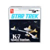 Skill 2 Model Kit K-7 Space Station 'Star Trek' (1966-1969) TV Series 1/7600 Scale Model by AMT