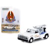 1969 Chevrolet C-30 Dually Wrecker Tow Truck White 'Jerry’s Towing' 'Fall Guy Stuntman Association' Hollywood Special Edition 1/64 Diecast Model Car by Greenlight