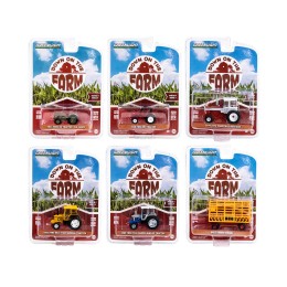 'Down on the Farm' Series Set of 6 pieces Release 7 1/64 Diecast Models by Greenlight