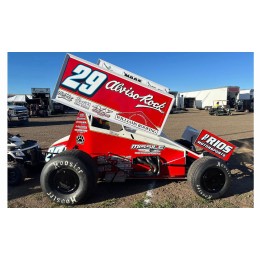 Winged Sprint Car #29 Bud Kaeding 'Missile Motorsports' BK Motorsports (2024) 1/18 Diecast Model Car by ACME
