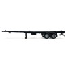 Container Chassis for 2-Axle 40ft Trailer 1/87 (HO) Plastic Model by Promotex