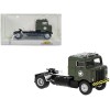 1950 Kenworth Bullnose Truck Tractor Olive Drab 'United States Air Force' 1/87 (HO) Scale Model Car by Brekina