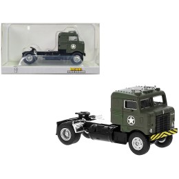 1950 Kenworth Bullnose Truck Tractor Olive Drab 'United States Air Force' 1/87 (HO) Scale Model Car by Brekina