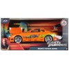 Brian's Toyota Supra Orange with Graphics 'Fast & Furious' Movie 1/24 Diecast Model Car by Jada