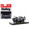 1973 Chevrolet K5 Blazer Open Top 'Holley' Gray with Black Hood Limited Edition to 6600 pieces Worldwide 1/64 Diecast Model Car by M2 Machines