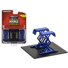 Automotive Double Scissor Lift Blue 'Double Scissor Lifts' Series 1 1/64 Diecast Model by Greenlight