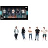 'Team Liberty Walk' 5 piece Figure Set for 1/18 Scale Models by American Diorama