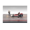 'Race Day' Two Diecast Figures Set 4 for 1/43 Scale Models by American Diorama