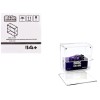 Showcase 2 Cars Desk Top Display Case with Cover 'Mijo Exclusives' for 1/64 Scale Models