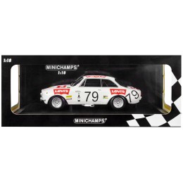 Alfa Romeo 1300 GTA #79 Pierre Rubens - Charles-Axel van Ryn 'Levi's' 24 Hours of Spa (1971) Limited Edition to 300 pieces Worldwide 1/18 Diecast Model Car by Minichamps