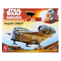 Skill 2 Model Kit Razor Crest Spaceship 'Star Wars: The Mandalorian' 1/72 Scale Model by AMT