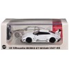 Nissan 35GT-RR 'LB-Silhouette Works GT' RHD (Right Hand Drive) White with Extra Wheels 1/64 Diecast Model Car by CM Model