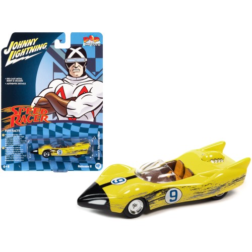 Racer X's Shooting Star (Raced Version) 'Speed Racer' (1967) TV Series 'Pop Culture' 2022 Release 2 1/64 Diecast Model Car by Johnny Lightning