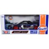 McLaren Senna #56 Dark Blue and Silver with Orange Stripes 'Gulf Oil' 'Gulf Die-Cast Collection' 1/24 Diecast Model Car by Motormax