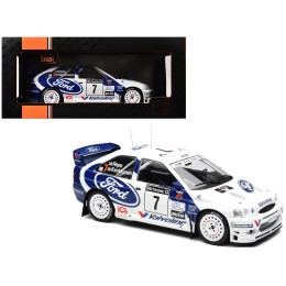 Ford Escort WRC #7 Juha Kankkunen - Juha Repo 2nd Place 'RAC Rally' (1998) 1/18 Diecast Model Car by IXO Models