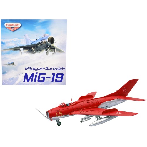 Mikoyan-Gurevich MiG-19S Farmer C Fighter Aircraft 'Yellow 45' 'VVS Display Team Soviet Air Force Kubinka Air Base' (1960) 'Wing' Series  1/72 Diecast Model by Panzerkampf
