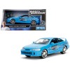 Mia's Acura Integra RHD (Right Hand Drive) Blue 'The Fast and the Furious' Movie 1/24 Diecast Model Car by Jada