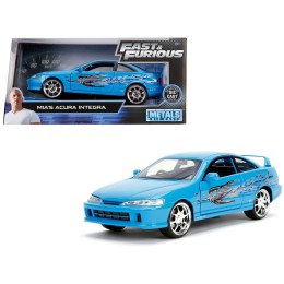 Mia's Acura Integra RHD (Right Hand Drive) Blue 'The Fast and the Furious' Movie 1/24 Diecast Model Car by Jada