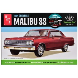 Skill 2 Model Kit 1964 Chevrolet Chevelle Malibu SS 'Craftsman Plus' Series 1/25 Scale Model by AMT