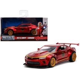 2016 Chevrolet Camaro 'Iron Man' Theme 'Marvel' Series 1/32 Diecast Model Car by Jada