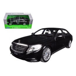 Mercedes Benz S Class with Sunroof Black 'NEX Models' 1/24 Diecast Model Car by Welly