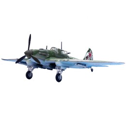 Ilyushin IL-2M3 Sturmovik Aircraft Green Camouflage 'Double Hero of the Soviet Union Ivan Pavlov' Soviet Air Force 1/72 Diecast Model Airplane by Legion