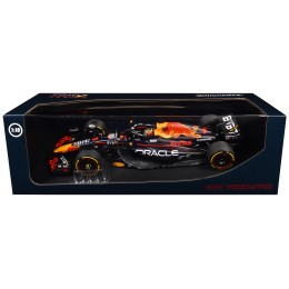 Red Bull Racing RB19 #1 Max Verstappen 'Oracle' Winner F1 Formula One 'Abu Dhabi GP' (2023) with Driver Limited Edition to 204 pieces Worldwide 1/18 Diecast Model Car by Minichamps