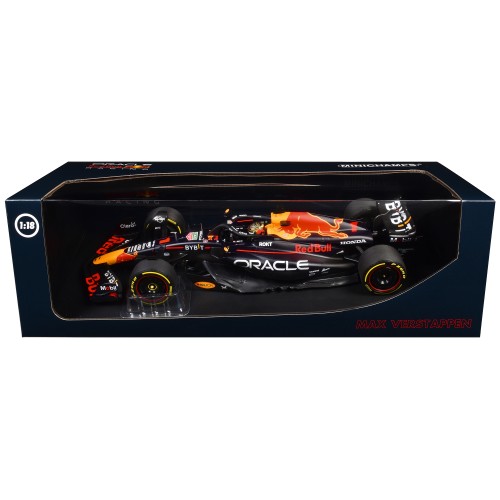 Red Bull Racing RB19 #1 Max Verstappen 'Oracle' Winner F1 Formula One 'Abu Dhabi GP' (2023) with Driver Limited Edition to 204 pieces Worldwide 1/18 Diecast Model Car by Minichamps