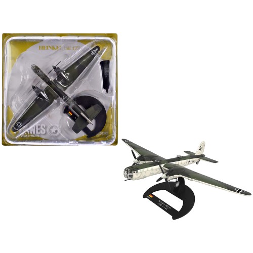 Heinkel He 177 Bomber Aircraft 'II./KG 40 Bordeaux France' (1942) German Luftwaffe 1/144 Diecast Model Airplane by Luppa