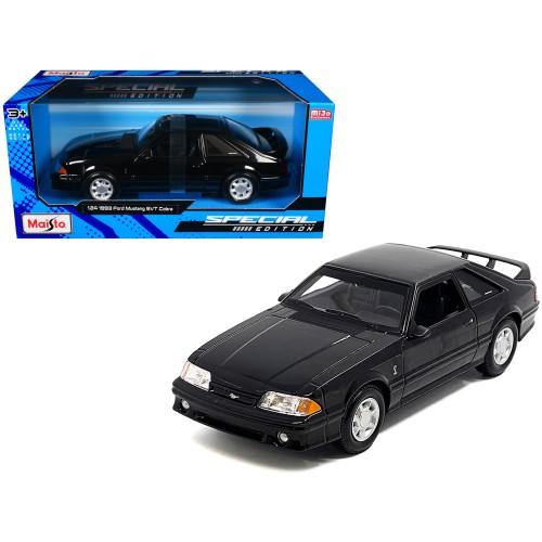 1993 Ford Mustang SVT Cobra Black 'Special Edition' Series 1/24 Diecast Model Car by Maisto