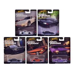 'Fast & Furious' 2025 5 piece Set K Diecast Model Cars by Hot Wheels