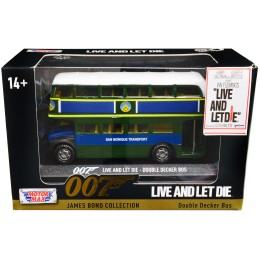 Double Decker Bus 'San Monique Transport' James Bond 007 'Live and Let Die' (1973) Movie 'James Bond Collection' Series Diecast Model Car by Motormax