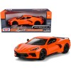 2020 Chevrolet Corvette C8 Stingray Orange 'Timeless Legends' 1/24 Diecast Model Car by Motormax
