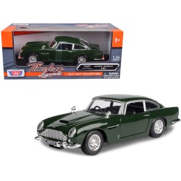 Aston Martin DB5 RHD (Right Hand Drive) Dark Green 'Timeless Legends' Series 1/24 Diecast Model Car by Motormax