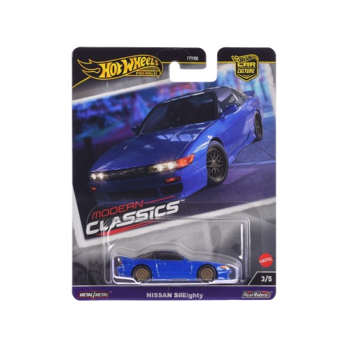 Nissan SilEighty Blue Metallic 'Modern Classics' Series Diecast Model Car by Hot Wheels