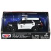2022 Ford Police Interceptor Utility 'LAPD (Los Angeles Police Department)' Black and White 'Law Enforcement and Public Service' Series 1/43 Diecast Model Car by Motormax