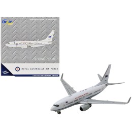 Boeing 737-700 Aircraft 'Royal Australian Air Force' (A36-002) White with Blue Stripes 'Gemini Macs' Series 1/400 Diecast Model Airplane by GeminiJets